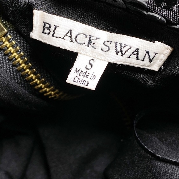 BLACK SWAN Gunmetal Metallic Sequined Mini Party Dress, Size Small - Picture 6 of 10